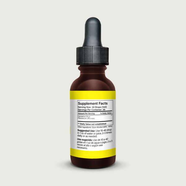 Dandelion Root Extract 1 fl oz ( 30ml) Supplements Facts