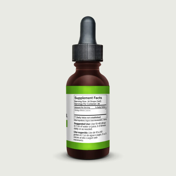 Ginkgo Biloba Extract 1fl oz (30ml) Supplement Facts