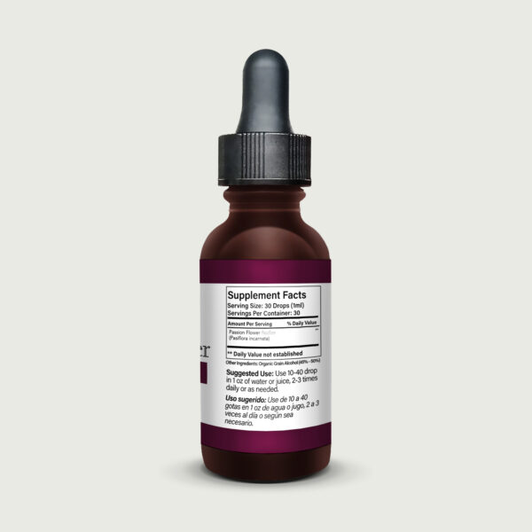 Passion Flower Extract 1 fl oz (30ml) Supplement Facts