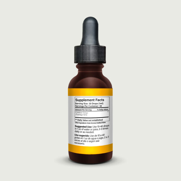 ColtsFoot Extract 1 fl oz (30ml) Supplement Facts