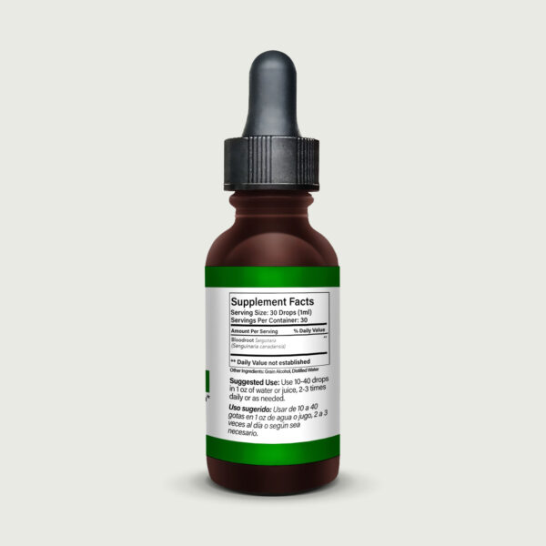 Bloodroot Sanguinaria Extract 1fl oz (30ml) Supplement Facts